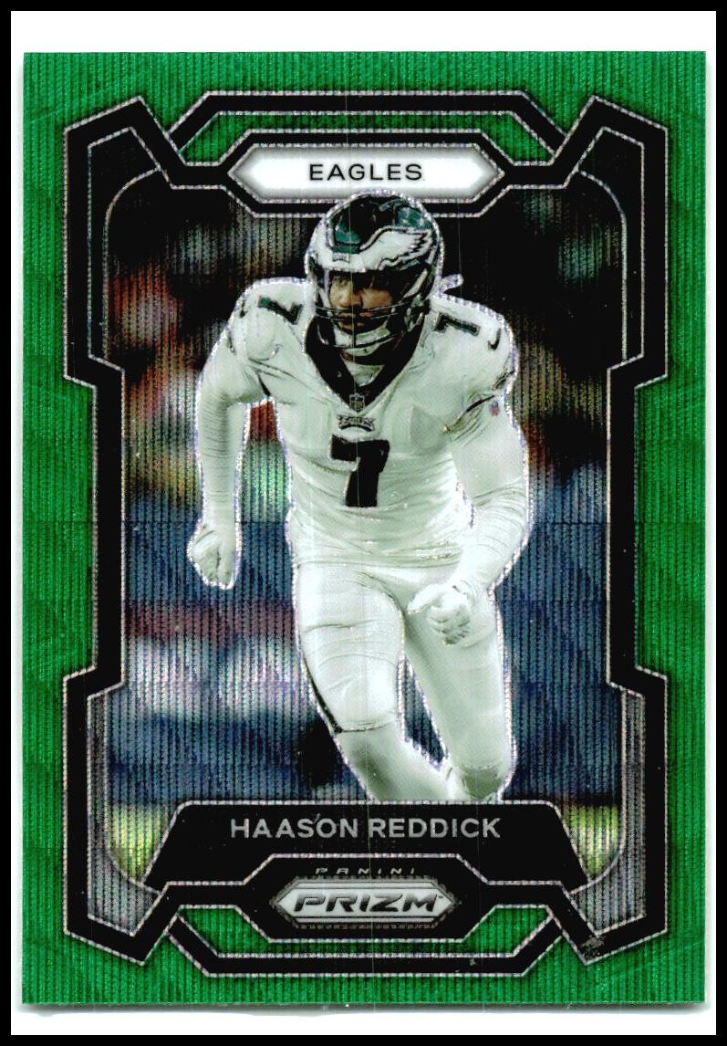 2023 Panini Prizm Green Wave #243 Haason Reddick Philadelphia Eagles
