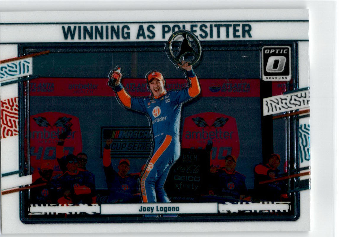 2024 Donruss Opitic Racing Winning as Polesitter #186 Joey Logano Optic