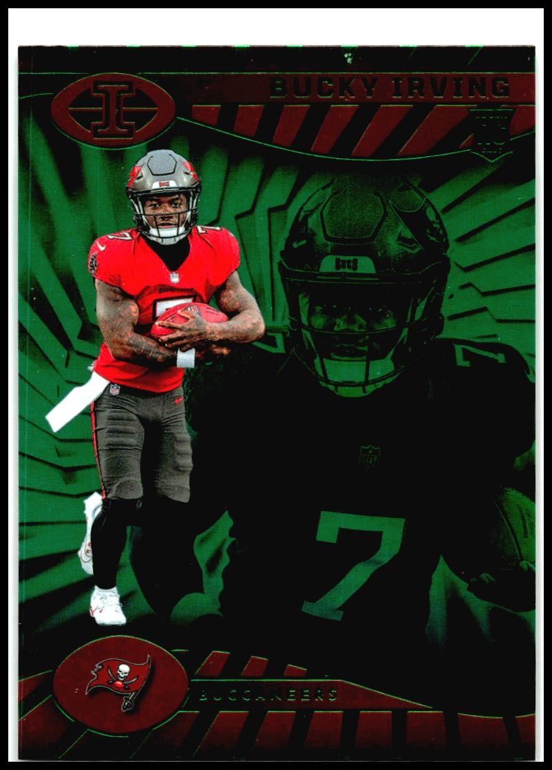 2024 Panini Illusions Emerald Trophy Collection #85 Bucky Irving Tampa Bay