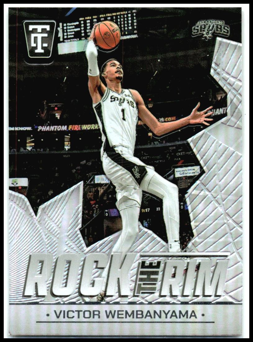 2024-25 Totally Certified Rock the Rim #25 Victor Wembanyama San Antonio Spurs