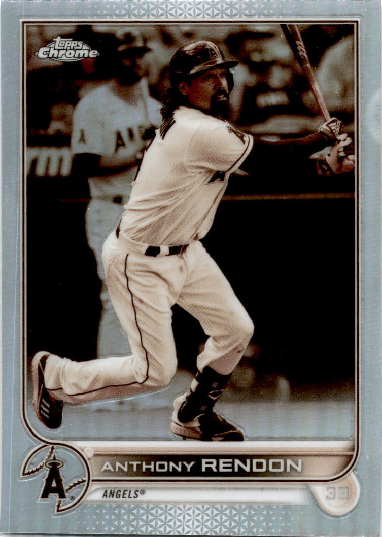 2022 Topps Chrome Sepia Refractor #126 Anthony Rendon Los Angeles Angels