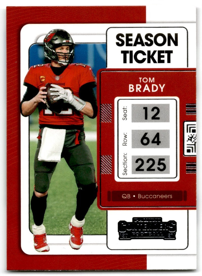 2021 Panini Contenders Tom Brady Tampa Bay Buccaneers #91