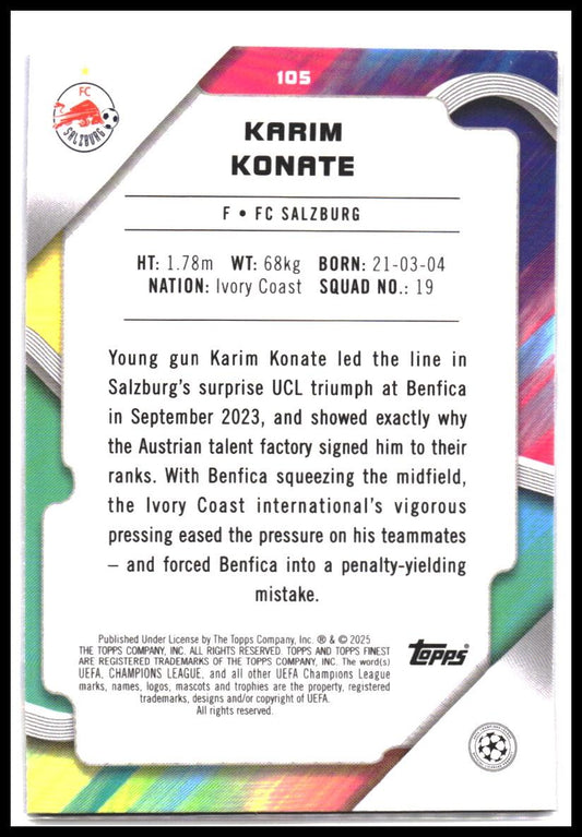 Karim Konate #105 2024-25 Finest UEFA Club Competitions