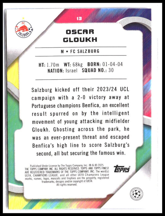 Oscar Gloukh #13 2024-25 Finest UEFA Club Competitions
