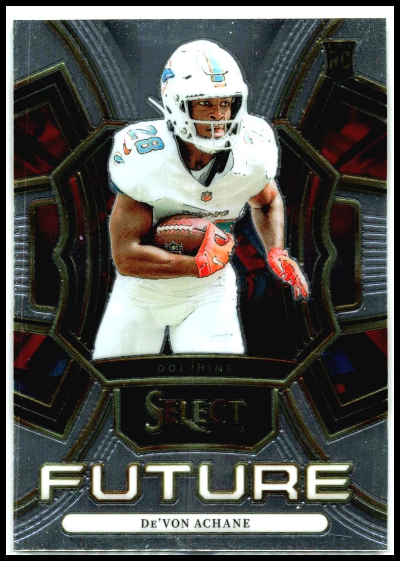 2023 Panini Select Select Future #FUT-DAC De'Von Achane Miami Dolphins