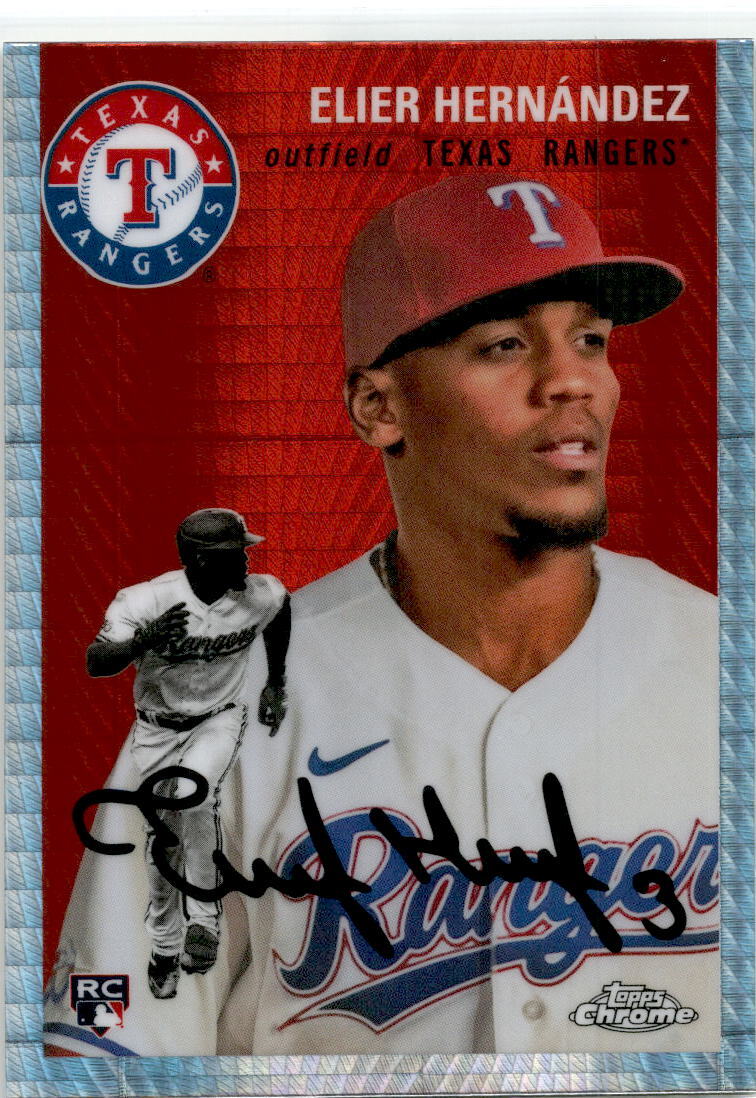 2023 Topps Chrome Platinum Anniversary Prism #33 Elier Hernández Rookie