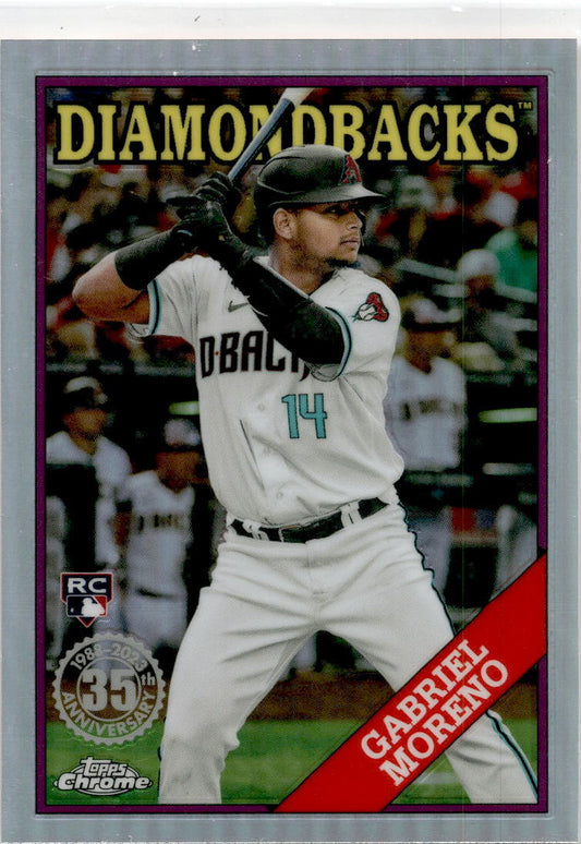 2023 Topps Chrome #88BC-11 Gabriel Moreno Arizona Diamondbacks