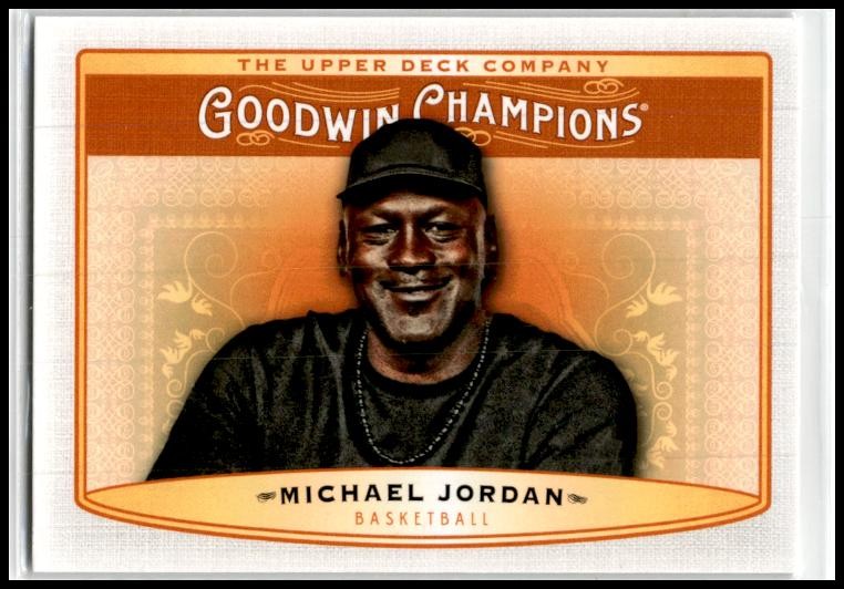 2019 Upper Deck Goodwin Champions Blank Back #NNO Michael Jordan