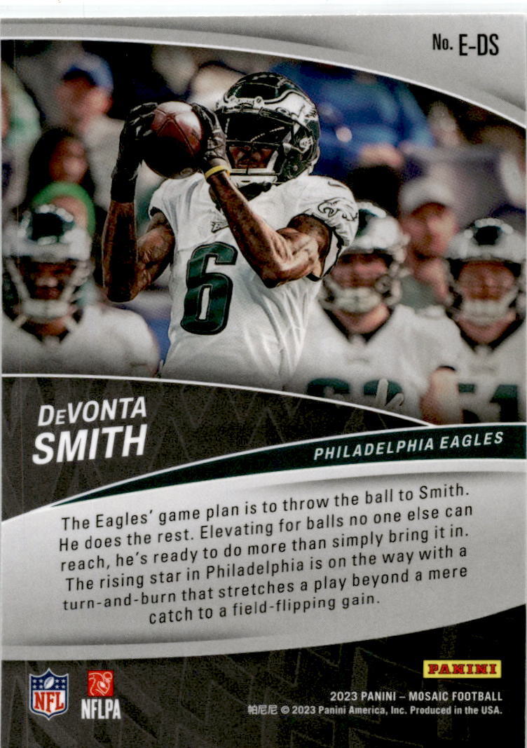 2023 Panini Mosaic Elevate #E-DS DeVonta Smith Philadelphia Eagles
