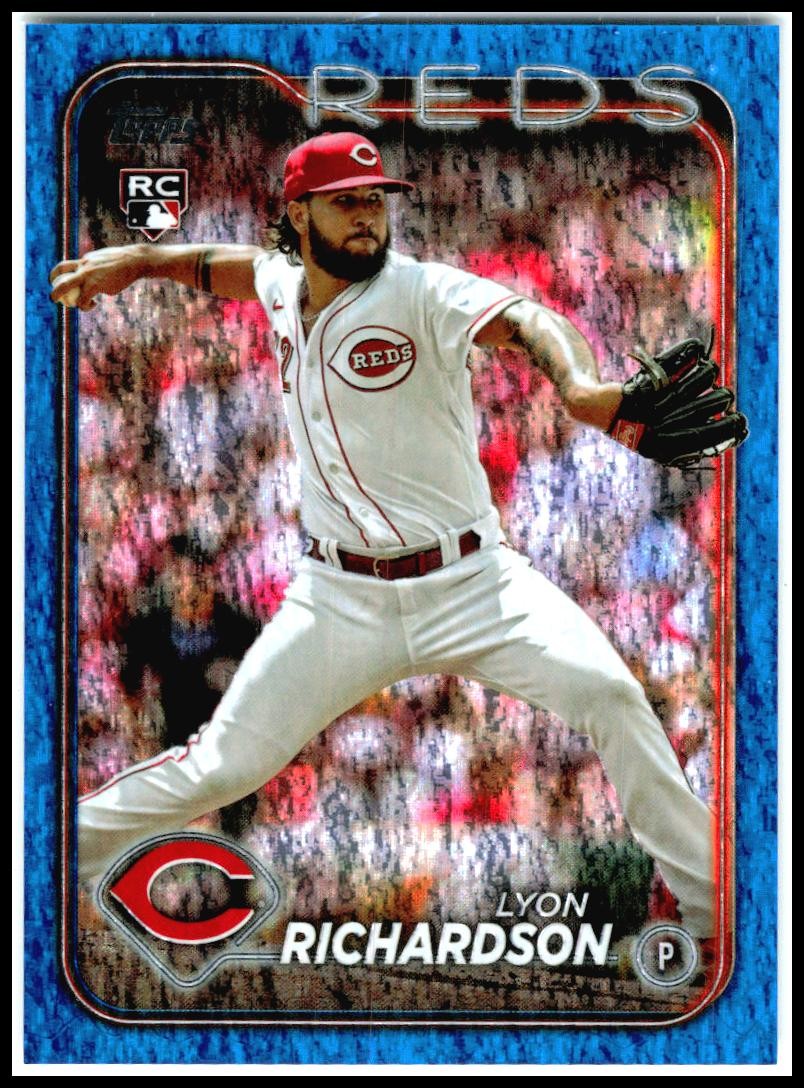 2024 Topps Blue Holofoil #517 Lyon Richardson Rookie #/999 Cincinnati Reds
