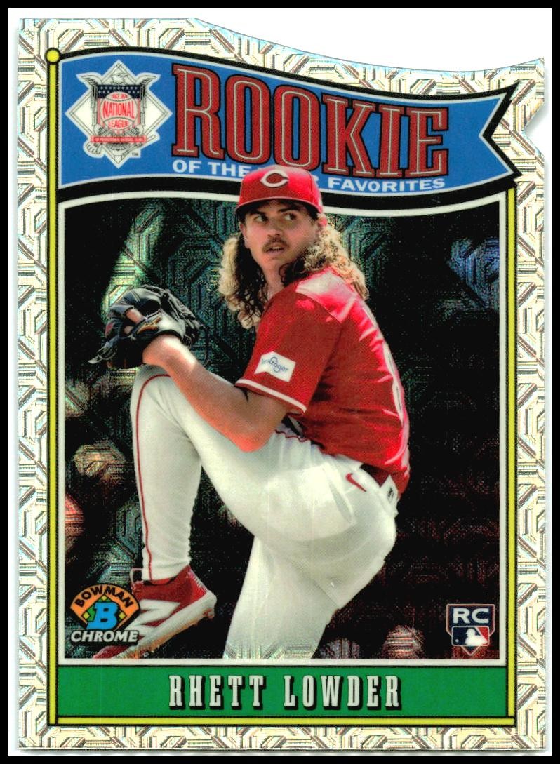 2025 Bowman Rookie of the Year Favorites Mojo #ROY-11 Rhett Lowder Reds