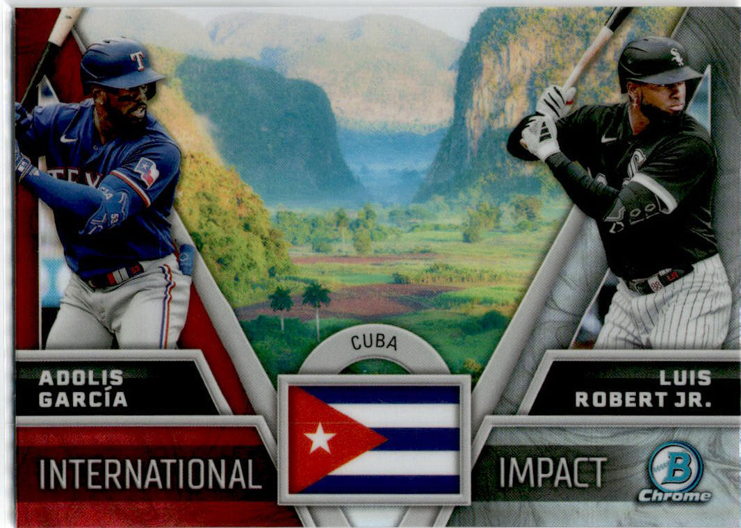 2024 Bowman Chrome International Impact #II-23 Luis Robert Jr. / Adolis García