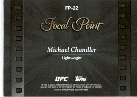 2024 Topps Gold Label UFC Focal Point #FP-22 Michael Chandler