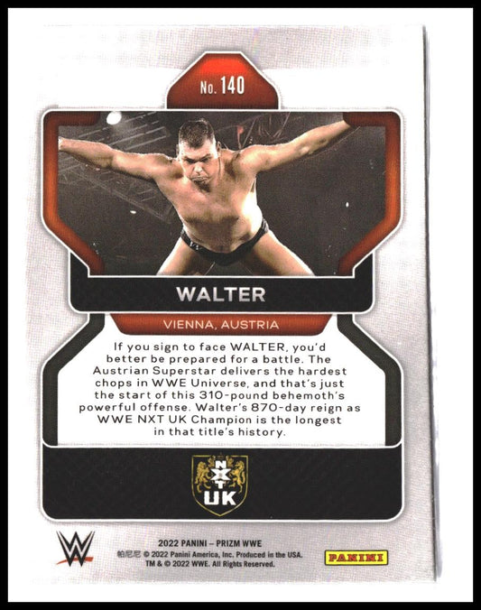 WALTER #140 2022 Panini Prizm WWE Gunther The Ring General