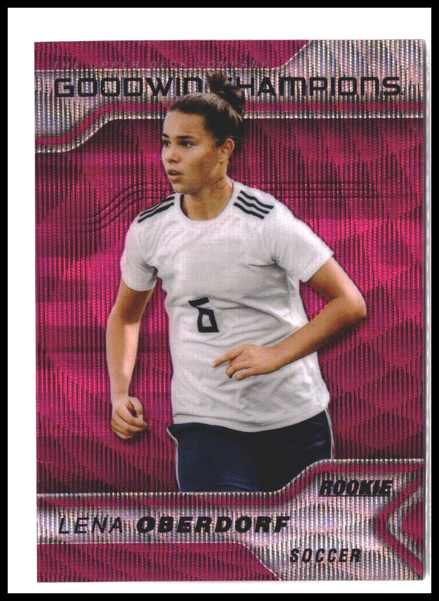 Lena Oberdorf #P14 2023 Upper Deck Goodwin Champions Platinum Pink Wave