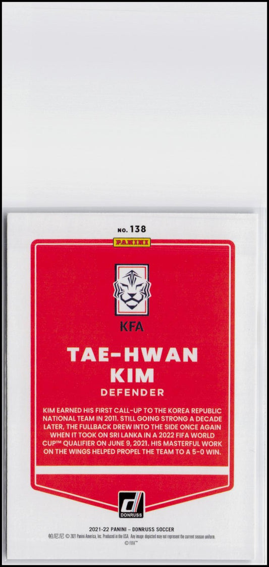 2021-22 Donruss #138 Tae-hwan Kim