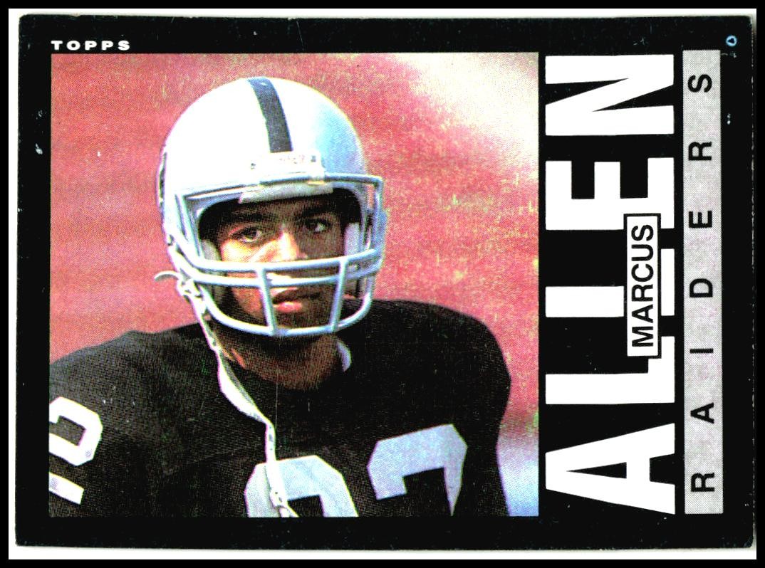 1985 Topps #282 Marcus Allen Los Angeles Raiders