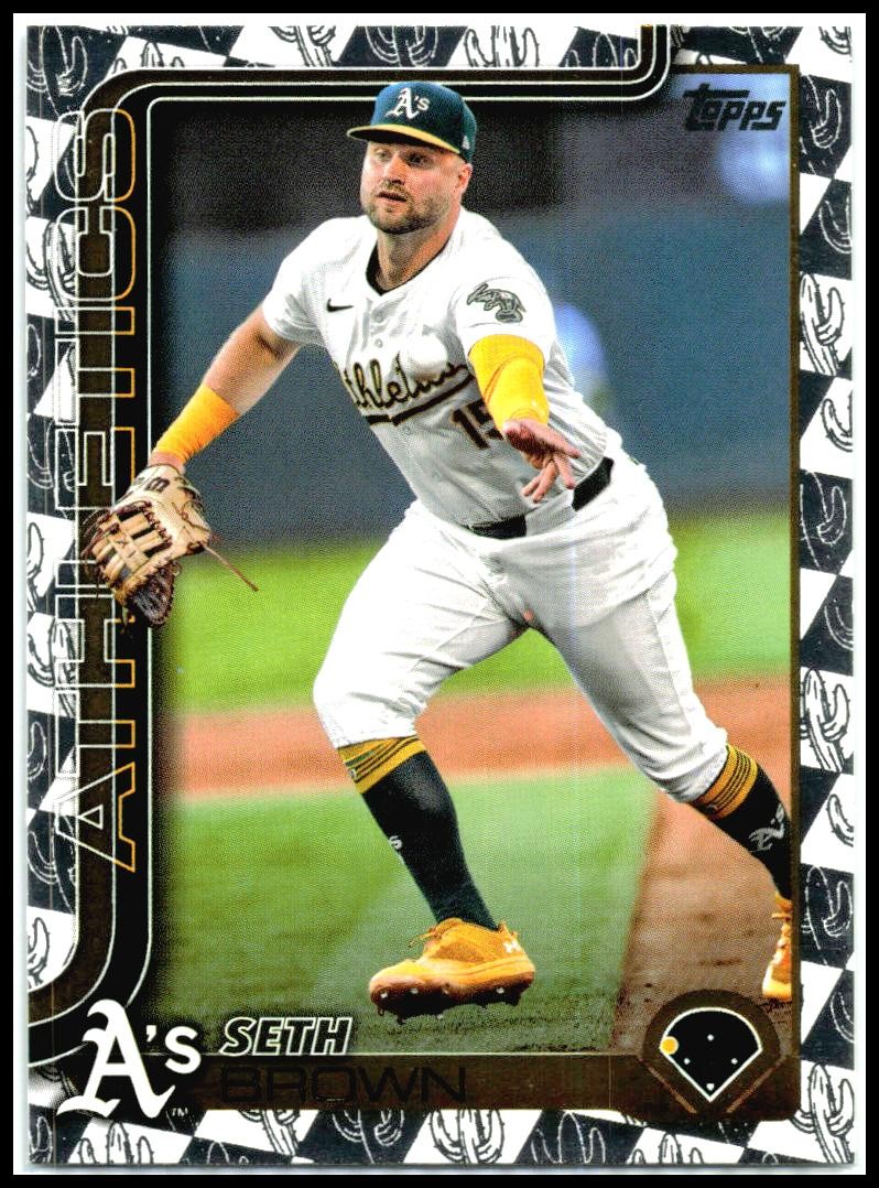2025 Topps Spring Training #8 Seth Brown Athletics