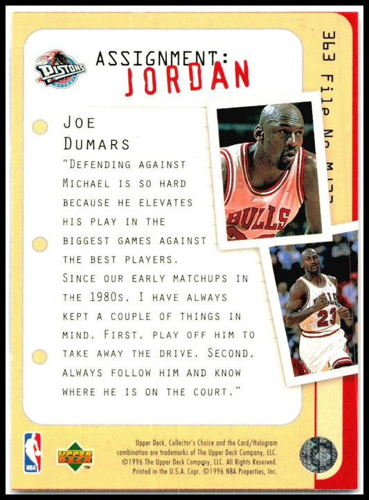 1996-97 Upper Deck Collector's Choice #363 Michael Jordan Bulls