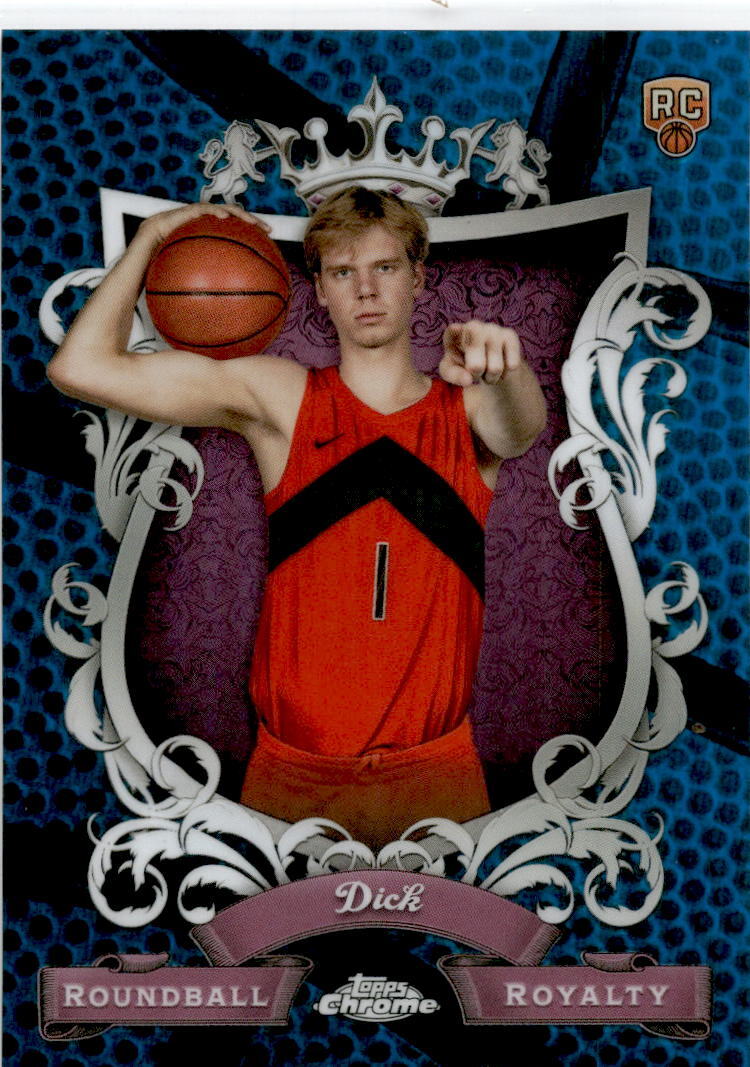 2023-24 Topps Chrome Roundball Royalty Blue RR-17 Grandey Dick Toronto