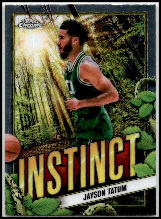 2024-25 Topps Chrome Instinct #INS-12 Jayson Tatum Boston Celtics