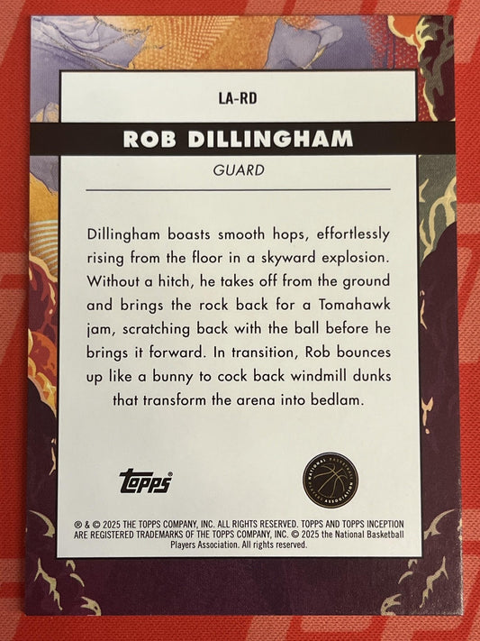 2024-25 Topps Inception Launch ##lard Rob Dillingham