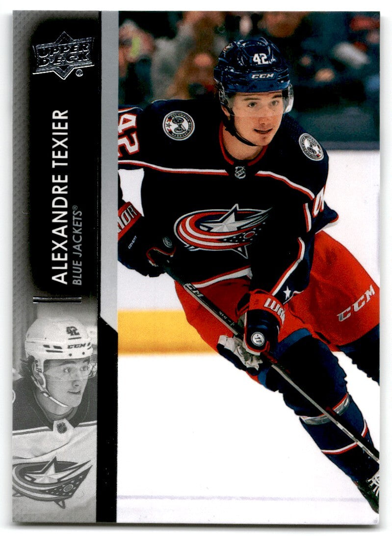 2021-22 Upper Deck Alexandre Texier Columbus Blue Jackets #306