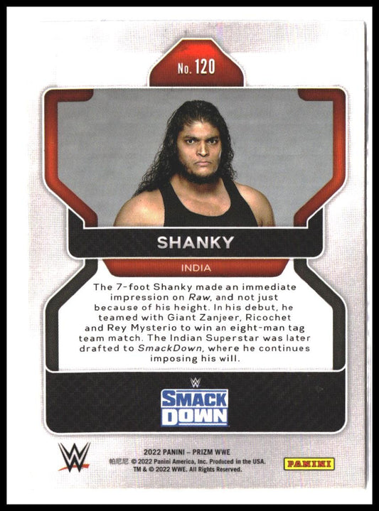 Shanky #120 2022 Panini Prizm WWE Rookie RC