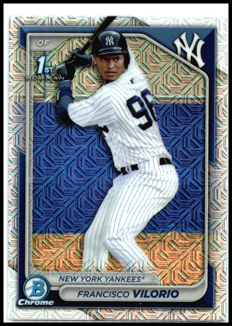 2024 Bowman Chrome Prospects Mojo Refractors #BCP-169 Francisco Vilorio Yankees