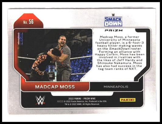 Madcap Moss #56 2022 Panini Prizm WWE Red, White and Blue