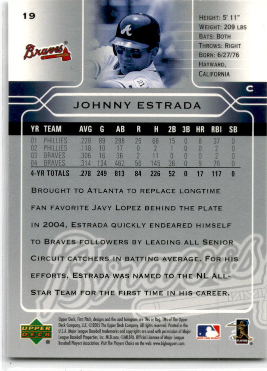 2005 Upper Deck #19 Johnny Estrada Atlanta Braves