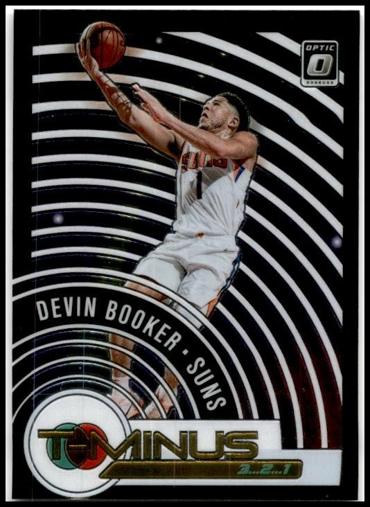2020-21 Donruss Optic T-Minus 3...2...1 Holo #12 Devin Booker Phoenix Suns