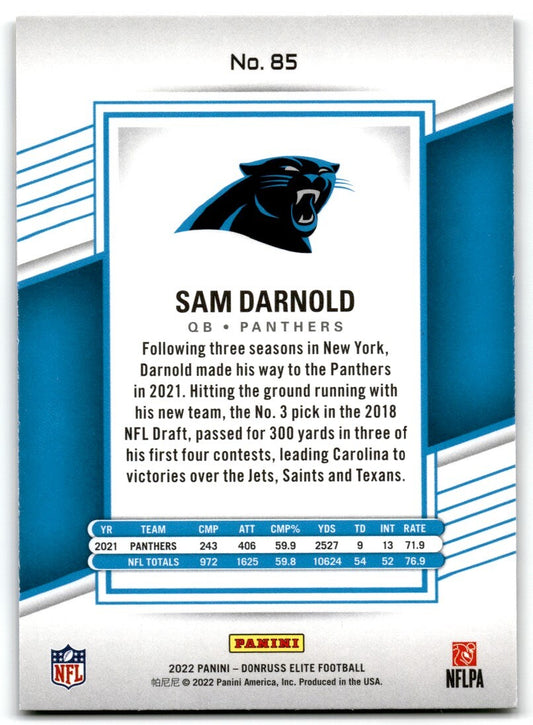 2020 Panini Origins Sam Darnold Carolina Panthers1.60 #85