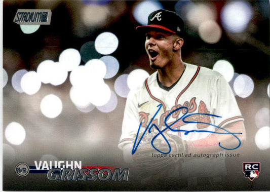 2023 Stadium Club Autographs #SCBA-VG Vaughn Grissom Auto Atlanta Braves