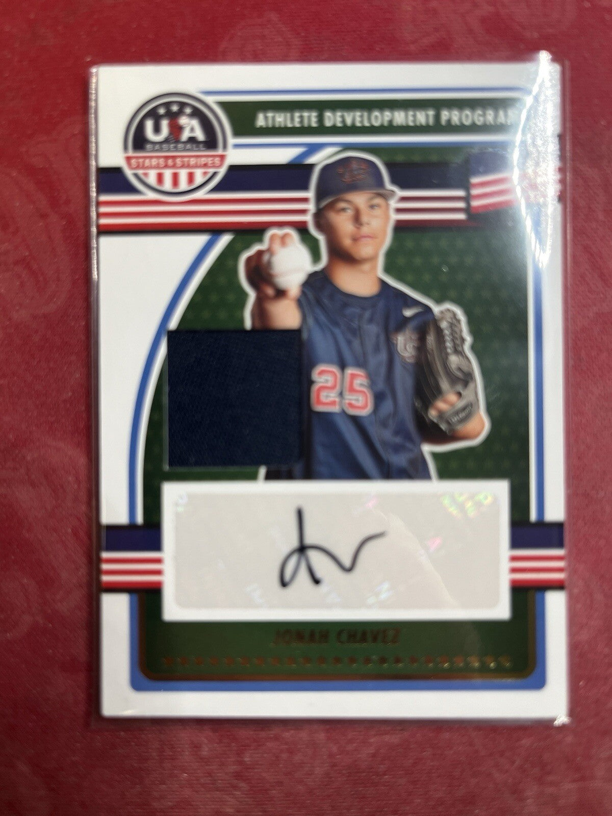 2023 Panini USA Stars & Stripes #ADPS-JC Jonah Chavez RPA