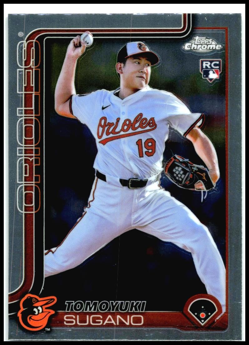 2025 Topps Chrome #166 Tomoyuki Sugano