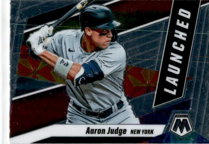 2021 Panini Mosaic Launched #L2 Aaron Judge New York Yankees