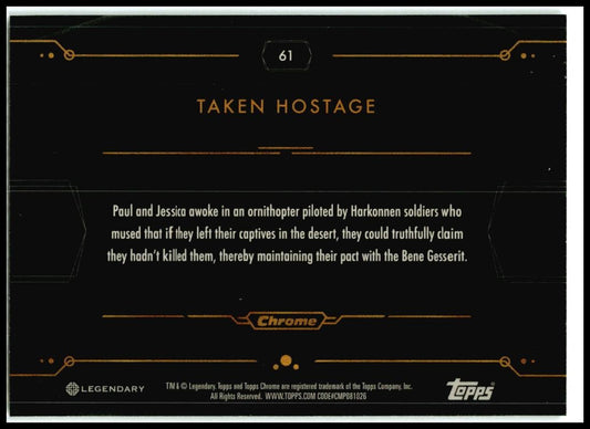 2024 Dune Chrome® - Hobby Box Prism ##61 Taken Hostage