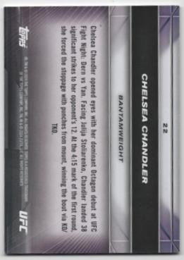 Chelsea Chandler #22 2024 Topps Knockout UFC Rookie
