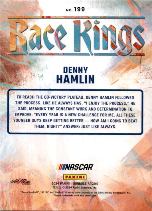 2024 Donruss Race Kings #199 Denny Hamlin