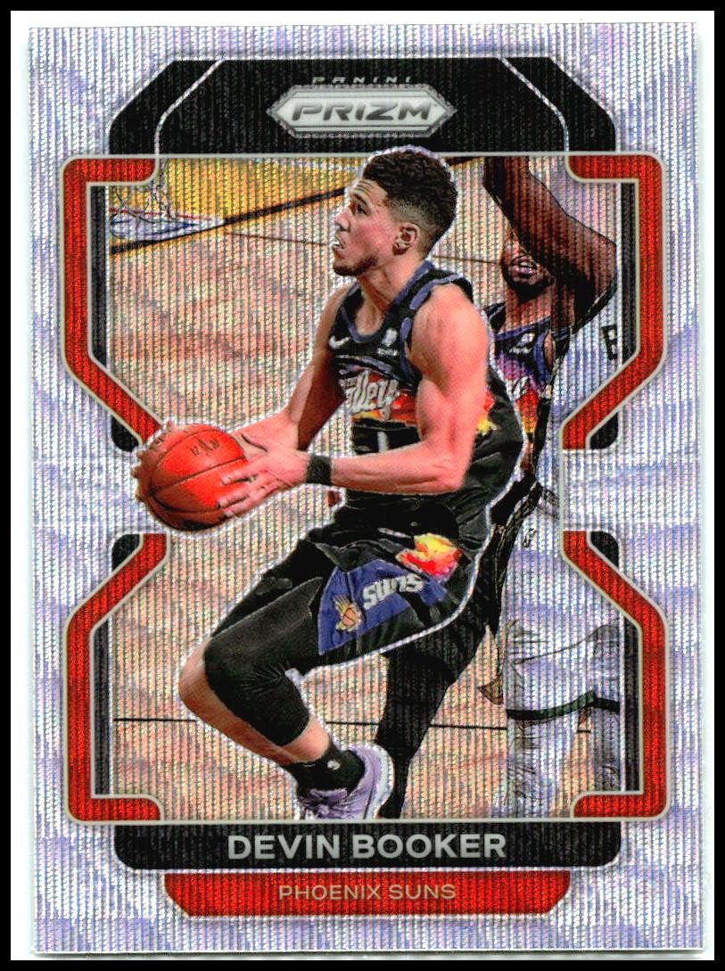 2021-22 Panini Prizm Silver Wave #203 Devin Booker Phoenix Suns