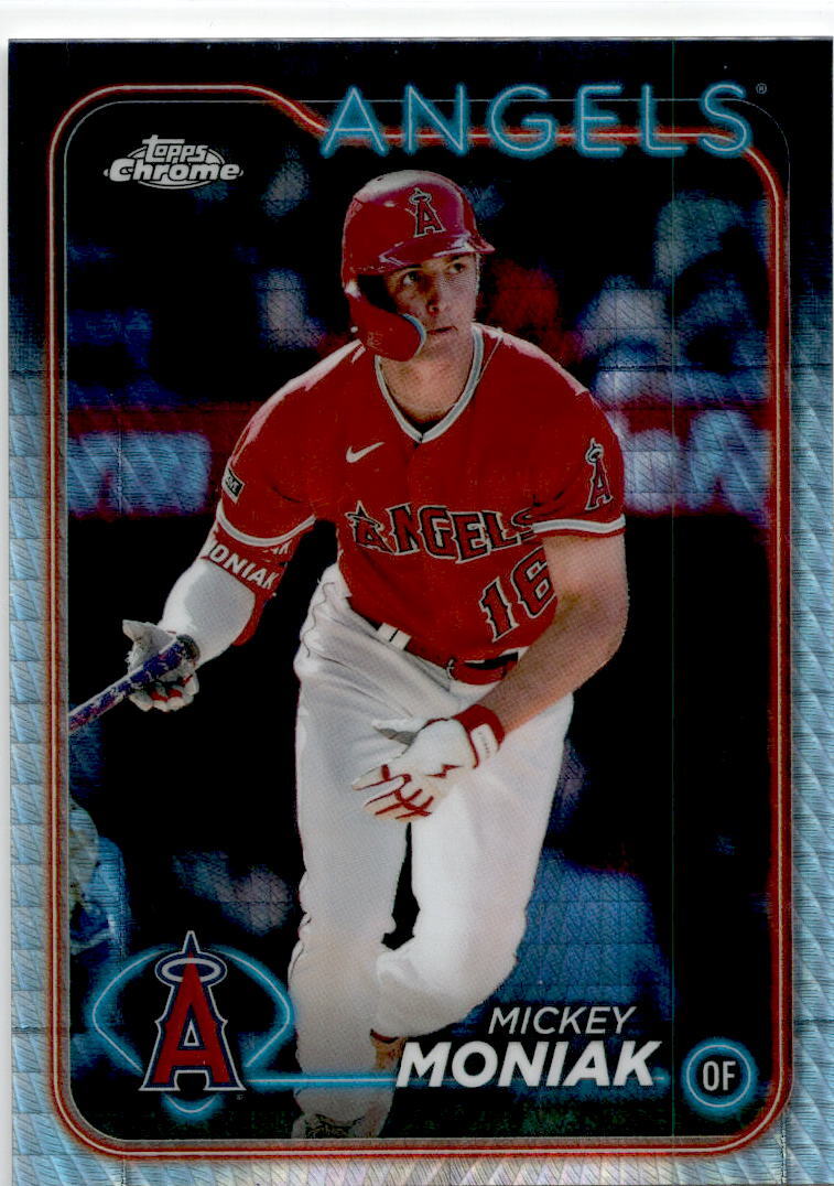 2024 Topps Chrome Prism Refractors #51 Mickey Moniak Los Angeles Angels