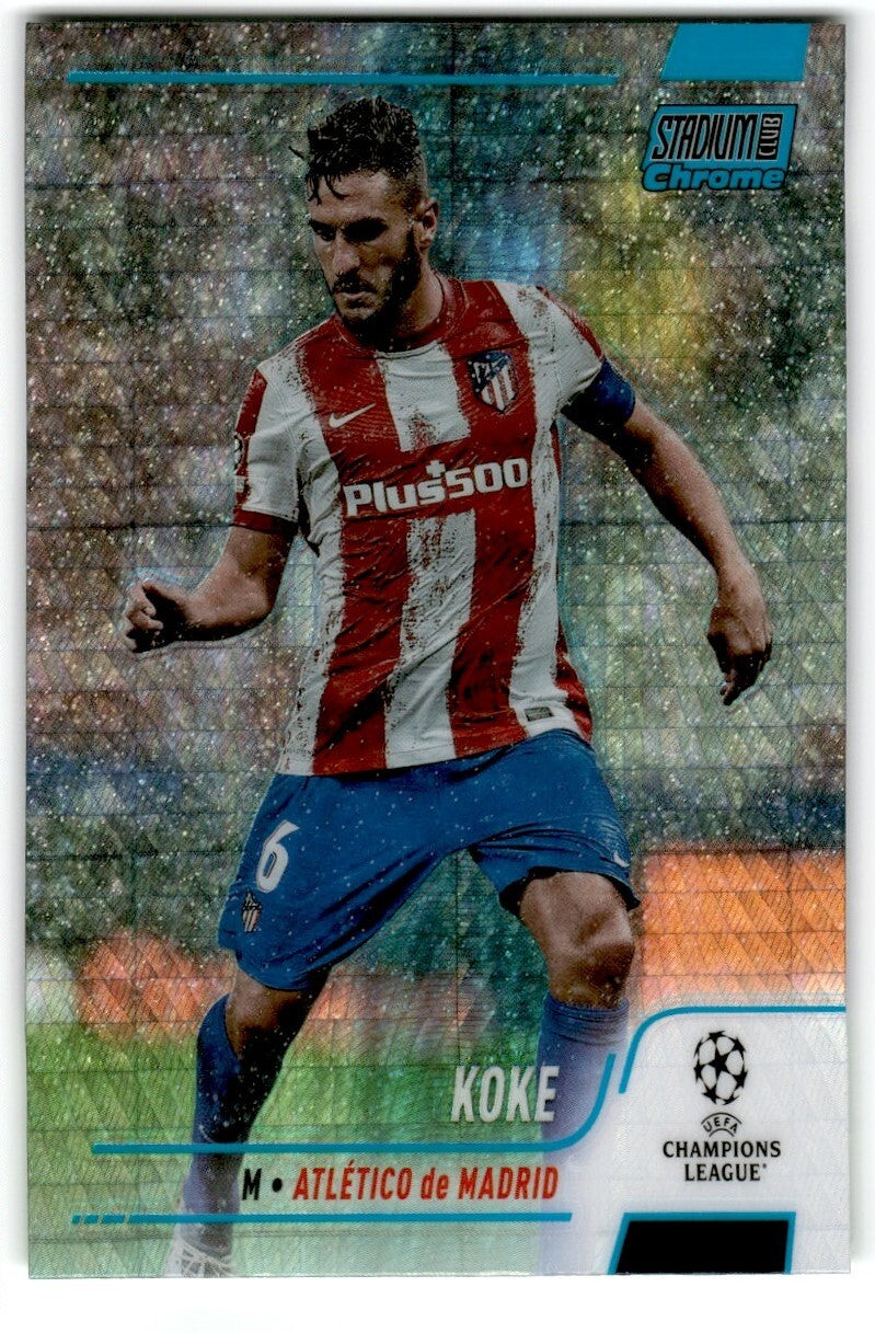 2022 Blue Prism Refractor Koke Atletico de Madrid #87