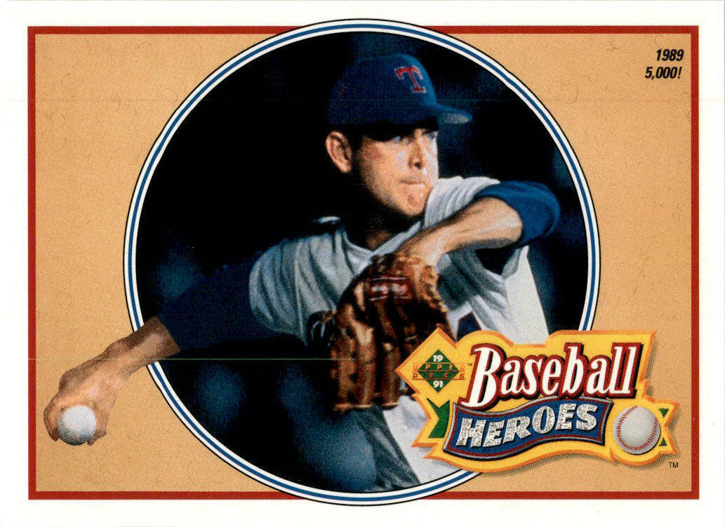 1991 Upper Deck Baseball Heroes: Nolan Ryan #15 Nolan Ryan Texas Rangers