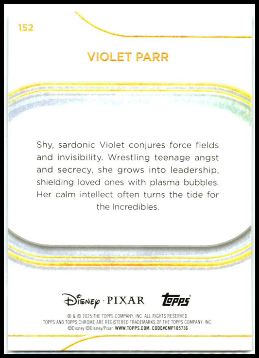 2025 Topps Chrome Disney #152 Violet Parr