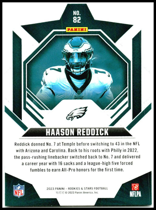2023 Panini Rookies & Stars #82 Haason Reddick Philadelphia Eagles