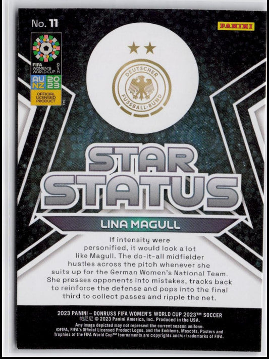 2023 Donruss FIFA Women's World Cup #11 Lina Magull Star Status