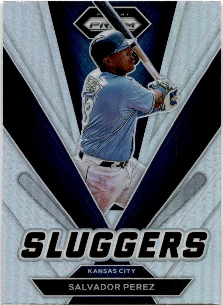 2022 Panini Prizm Sluggers Silver Prizm #SL-5 Salvador Perez Kansas City Royals