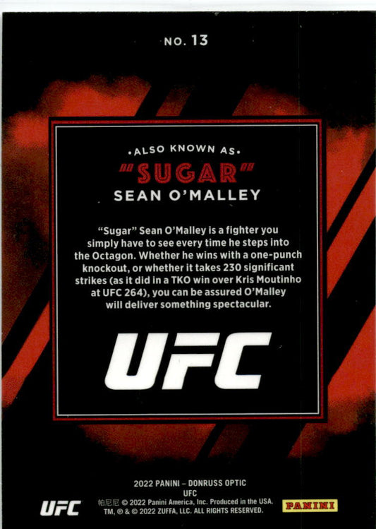 2022 Donruss UFC Green Flood #203 Daniel Rodriguez Rookie