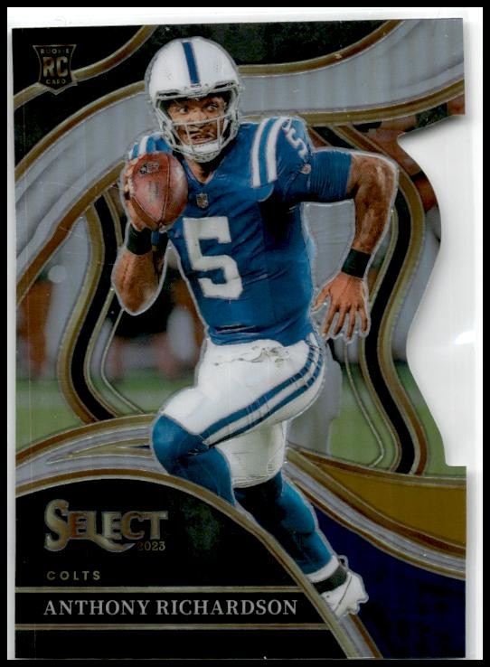 2023 Panini Select Silver Prizms Die Cuts #297 Anthony Richardson Rookie Colts